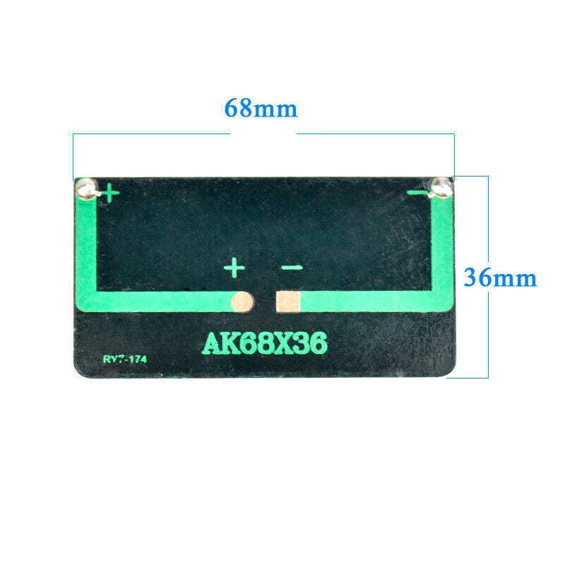 10Pcs 5V 65Ma Polycrystalline Poly Solar Panel Solar Cell Sunpower Cell