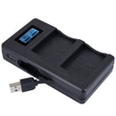 2Pc Lp-E17 Battery+Lcd Usb Dual Charger for Eos 200D M3 M6 750D 760D T6I T6