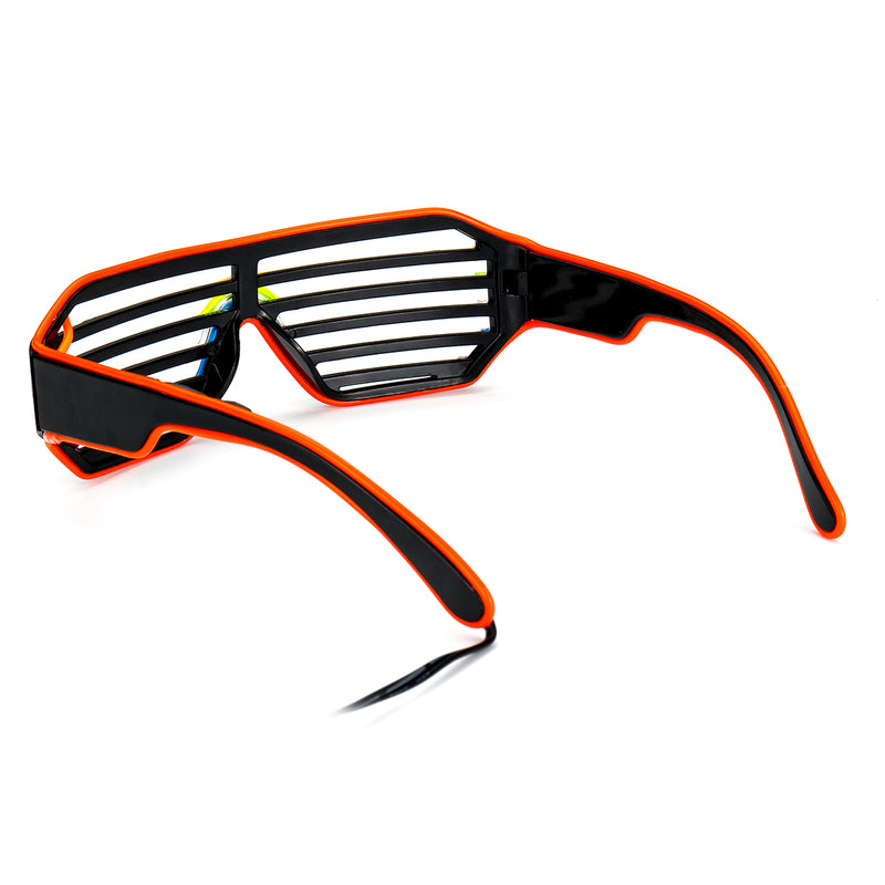4 Modes LED Glow EL Glasses Party Flashing Festival Neon Wire Bar Party Light Up Goggles