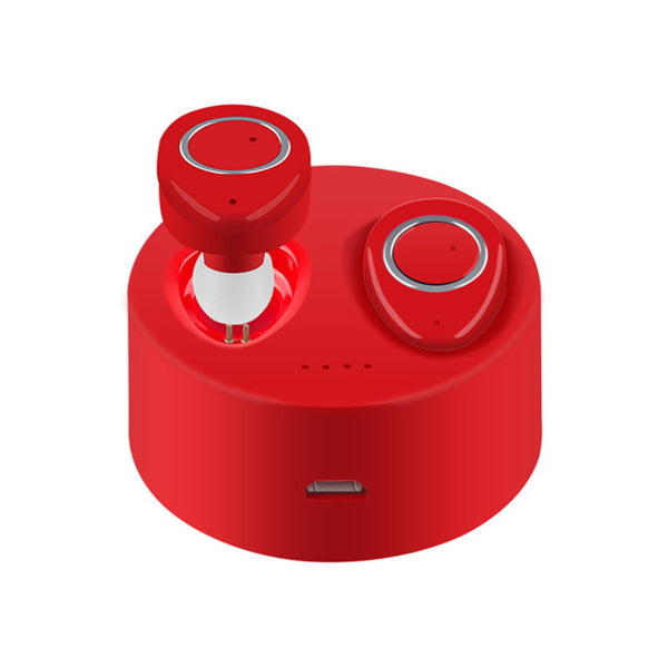 [Truly Wireless] TWS-F1 bluetooth Earphone Headphone With Charger Box CVC6.0 Noise Cancelling