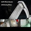 300 Holes High Pressure Rainfall Shower Head Handheld Water Saving Bath Spr