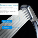 300 Holes High Pressure Rainfall Shower Head Handheld Water Saving Bath Spr