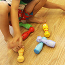 Children'S Wooden Games Wooden Toys Parent-Child Games Wooden Nine-Column G