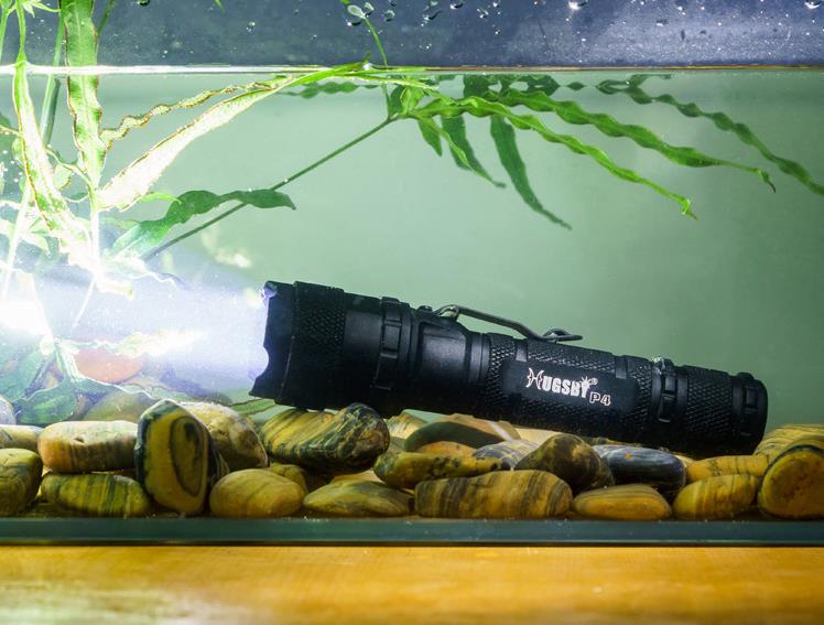 Hugsby P4 XP-G2 400Lumens 3Modes Portable Brightness EDC Tactical LED Flashlight