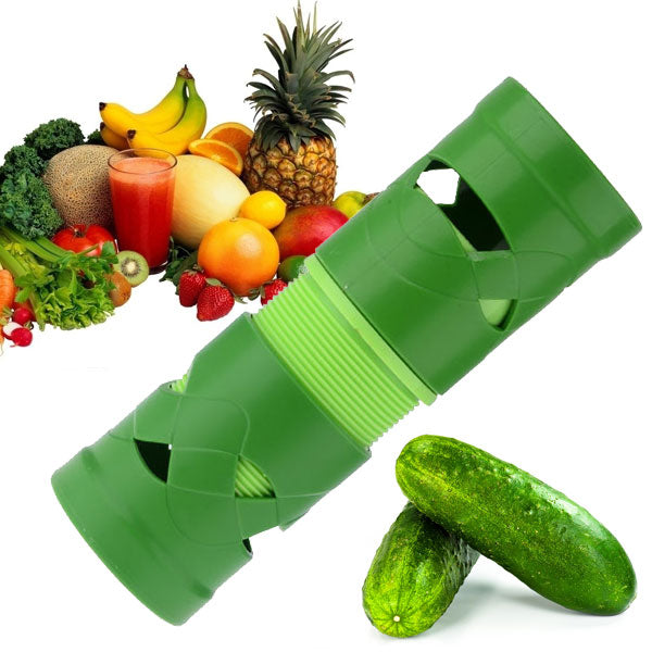 Honana Multi-function Vegetable Fruit Cucumber Turning Cutter Slicer Fruit Vegetable Device