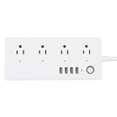 WiFi Plug Power Strip 4 Smart AC Outlet USB Remote Control Timing Schedule Compatible Alexa/Google Home/ifttt