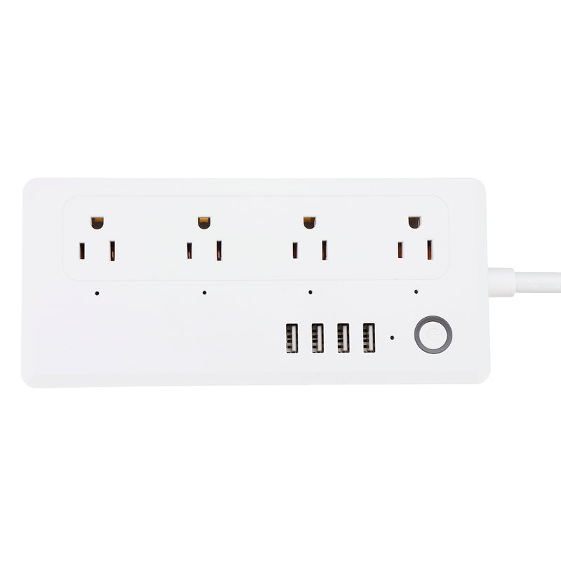 WiFi Plug Power Strip 4 Smart AC Outlet USB Remote Control Timing Schedule Compatible Alexa/Google Home/ifttt