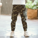 Children Camouflage Joggers Pants Boys Sweatpants Loose Harem Elastic Pants