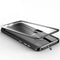 Luphie Metal Bumper+9H Transparent Tempered Glass Shell Protective Case For Samsung Galaxy S9 Plus