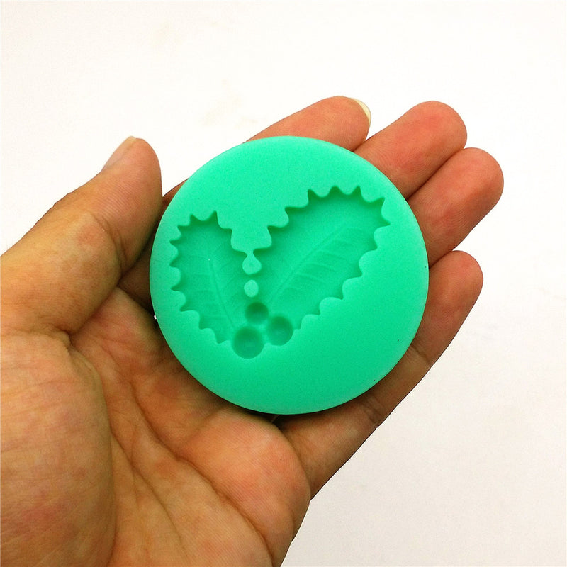 Christmas Tree Snowflake Snowman Leaf Decoration Christmas Gift Packs Series Fondant Cake Mold