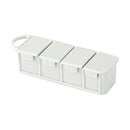 IPRee PP Travel Portable Pill Case 4-Slots Pill Box Tablet Storage Organizer Container Case