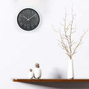 12In Non-Ticking Wall Clock, Silent Battery Operated Wall Clock with Plasti
