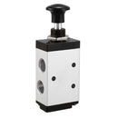 5 Way Pneumatic Air Hand Lever Operated Valve Solenoid Valve Port 1/4 inch