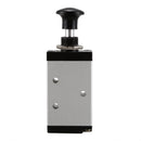 5 Way Pneumatic Air Hand Lever Operated Valve Solenoid Valve Port 1/4 inch