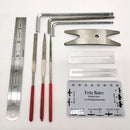 Guitar Repairing Tool Kit(26Pcs) Wire Plier,String Organizer,Fingerboard Pr