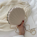 New Fashion Crossbody Bag Sweet Shell Chain Shoulder Bag Clutch Bag Girl'S