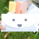 25Pcs Folding Animal Panda Pig Foxes Tiger Card Birthday Greeting/Message C U4W9