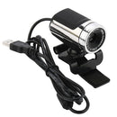 GINWFEIY USB Laptop Camera 360-degree 500W Pixels 480P HD ResolutionWith Microphone For Notebook