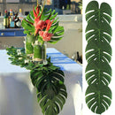 12Pcs/Lot Artificial Palm Leaves Tropical Hawaiian Party Jungle Beach Theme