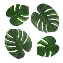 12Pcs/Lot Artificial Palm Leaves Tropical Hawaiian Party Jungle Beach Theme