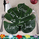 12Pcs/Lot Artificial Palm Leaves Tropical Hawaiian Party Jungle Beach Theme