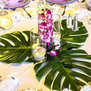 12Pcs/Lot Artificial Palm Leaves Tropical Hawaiian Party Jungle Beach Theme