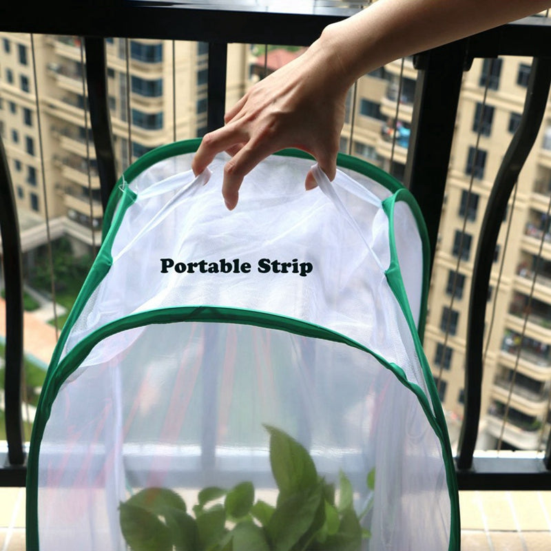 Collapsible Butterfly Habitat Cage Net Terrarium Pop-Up Open - 23.6 Inches