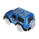 Electric Toys Car Vehicle For Racing Track Rail With LED Flashing Light Kids Gift