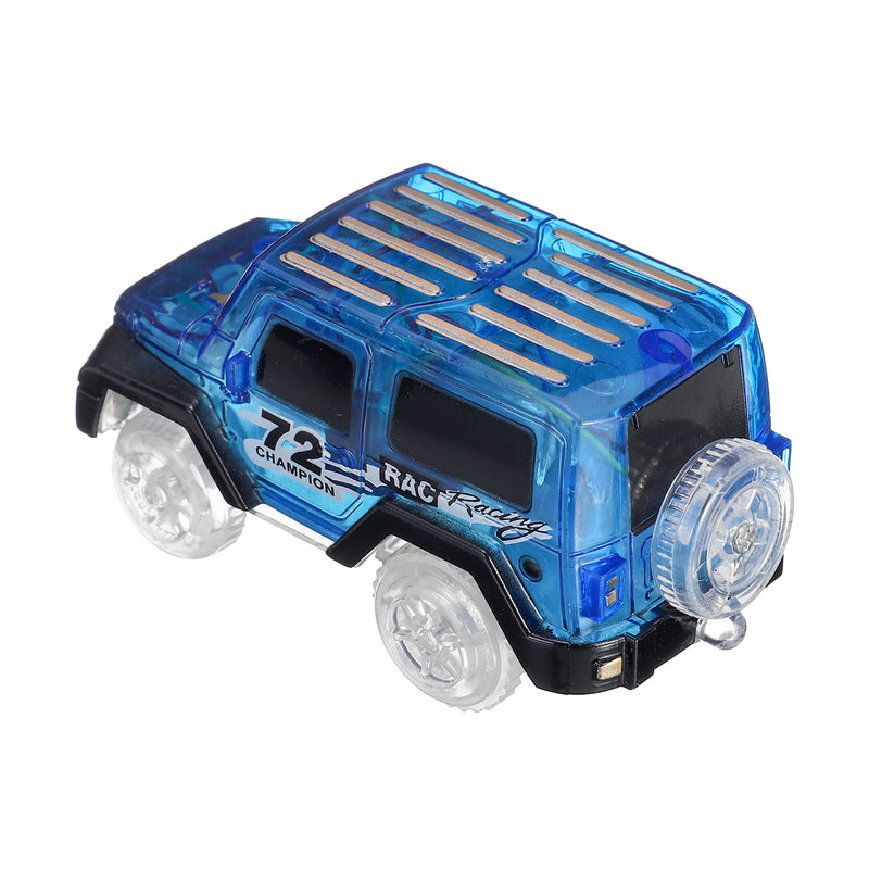 Electric Toys Car Vehicle For Racing Track Rail With LED Flashing Light Kids Gift