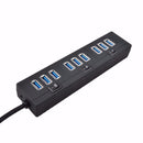 ELE 10 Port USB 3.0 USB HUB Data Hub with Power Adapter Powered High Speed Splitter Extender AC Adapter w/ Cable