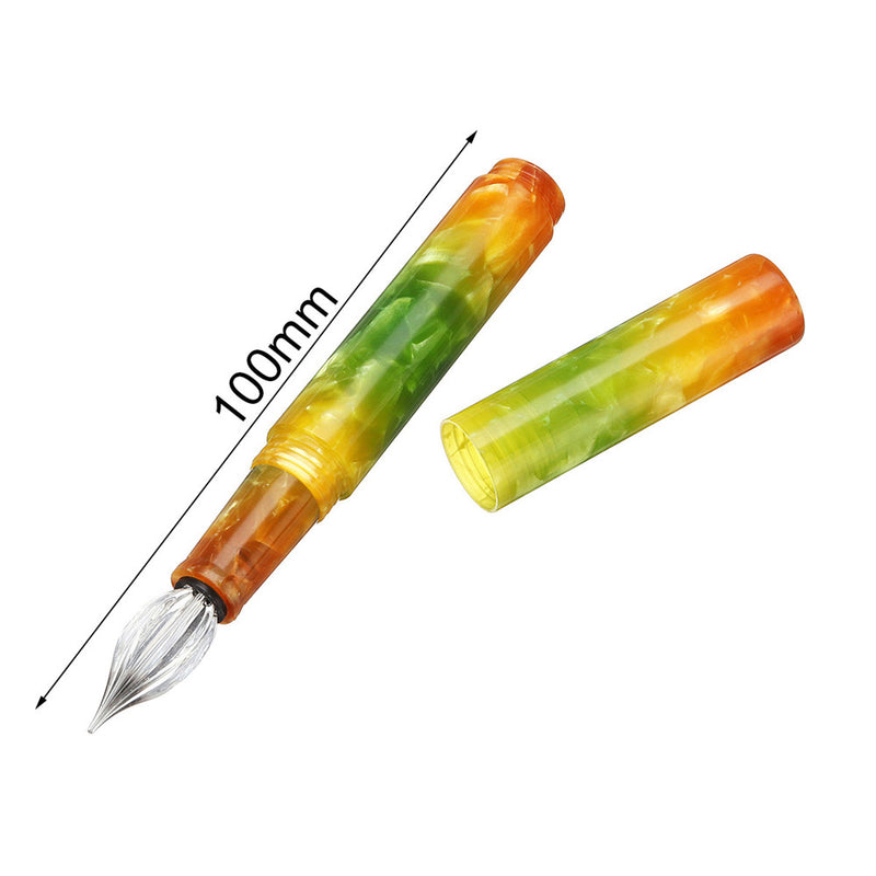 Multifunctional Mini Delike Nib Pocket Cartridge Fountain Pen EF Dip Pen 1cm Pouch With Gift Box