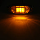 LED Chrome Side Marker Indicator Lights Lamps 24V 10cm for Truck Trailer Lorry