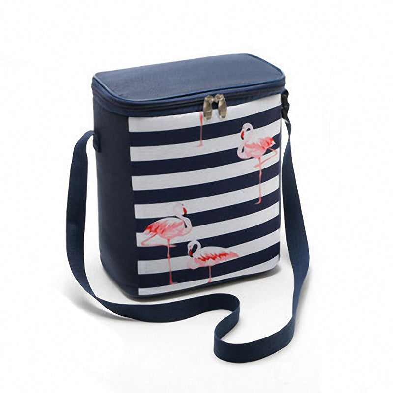 Flamingo Lunch Bag Picnic Insulation Ice Bag Cooler Insulated Lunch Bag Aluminum Film Lunch Box Bag