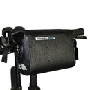 ROSWHEEL 3L Cycling Bicycle Handlebar Front Tube Basket Bag PVC 100% Full Waterproof Bike Bag