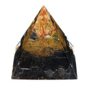 Orgone Pyramid Energy Generator Tower Home Reiki Healing Crystal 60x56x56mm Decorations