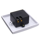 220V LED Dimmer Single Light Rotary Switch for Dimmable Lighting White