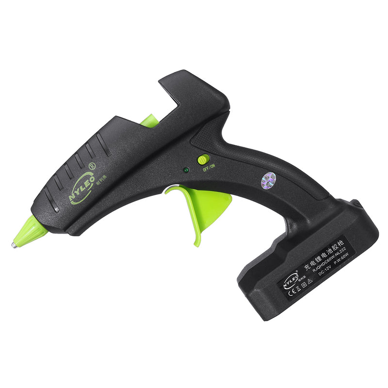 60W Cordless Hot Glue G un Trigger Melt Electric Heating DIY Adhesive Repair Tool