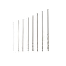 10pcs 3.175mm Shank 0.2-0.9mm HSS Twist Drill Bits