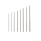 10pcs 3.175mm Shank 0.2-0.9mm HSS Twist Drill Bits
