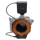 SHOOT SL-103C Macro Ring Flash Light LED GN15 6800K Diameter 52 55 58 62 67 72 77mm Adapter Ring