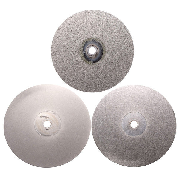 3pcs 6 Inch 120 400 1200 Grit Diamond Wheel Diamond Coated Diamond Grinding Disc