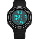 SYNOKE 9611 Outdoor Sport Men Watch Waterproof Luminous Display Large Dial Digital Watch