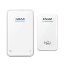 CACAZI Wireless Doorbell Waterproof DC 12V 300M Remote Door Bell Chime Ring 110dB 1 Button Receiver
