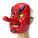 Tengu Mask Omen Noh Kabuki Samurai Demon Halloween Cosplay Hallowmas