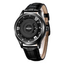 MEGIR MG1067 Fashion Casual Men Calendar Function Leather Watch Band Quartz Wrist Watch