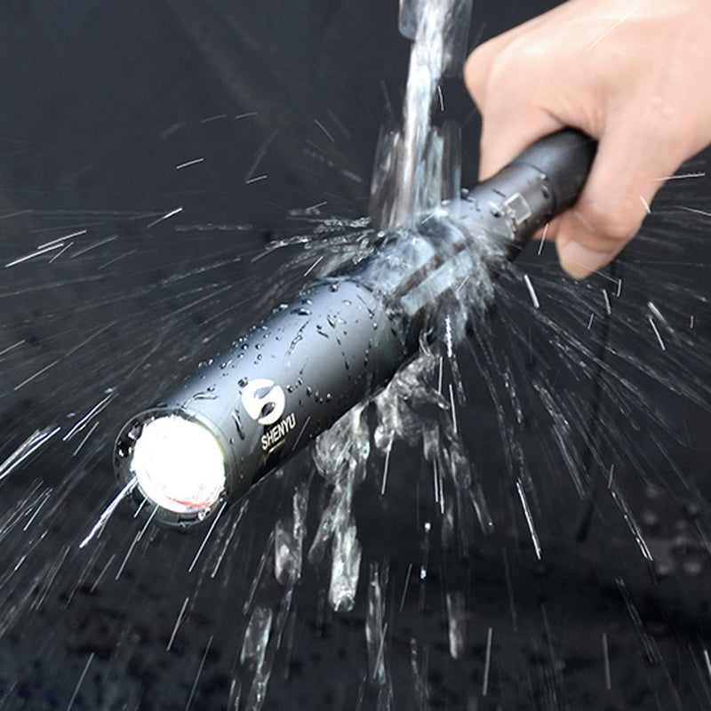 SHENYU 36/49CM 450LM 3 Modes Aluminium Alloy Baseball Bat LED Flashlight For Emergency Self Defense