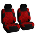 Premium Car Seat Cover Knitted Fabric Mesh Composite 9 Piece Set
