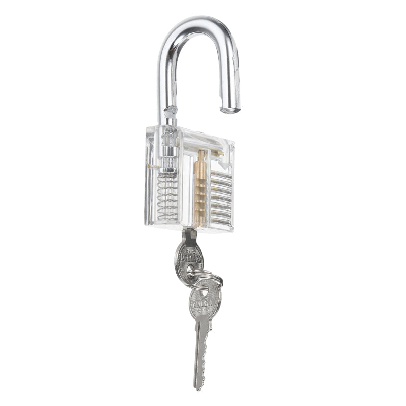 DANIU 16pcs Padlock Locksmith Training Starter Practice Kit Lock Unlocking Picks Hand Tool