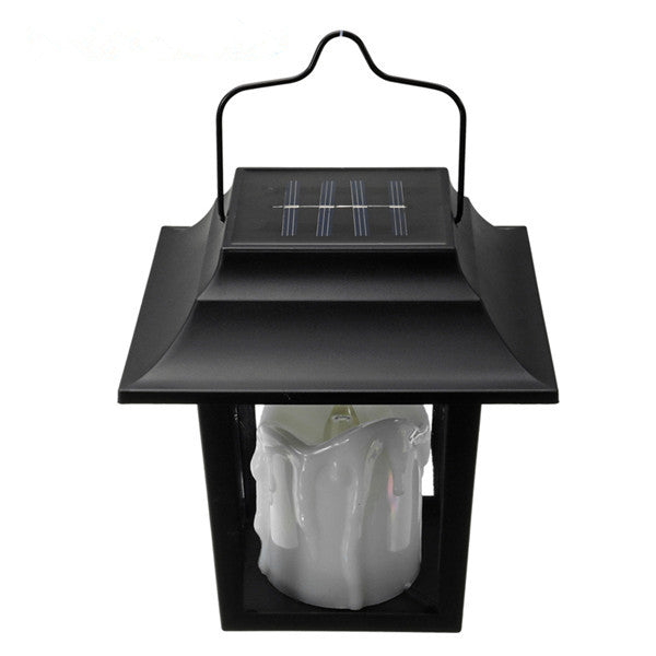 Solar Powered LED Candle Light Outdoor Garden Pathway Lawn Light Camping Hanging Lamp