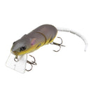 25cm 15.5g Jointed Rat Fishing Lure Mouse Floating Crankbait Sea Topwater 3D Eyes Artificial Baits